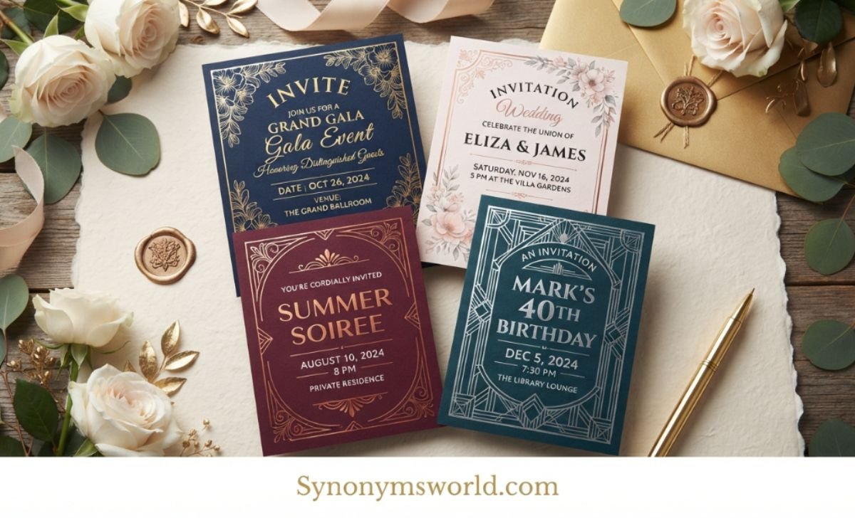 invite synonyms