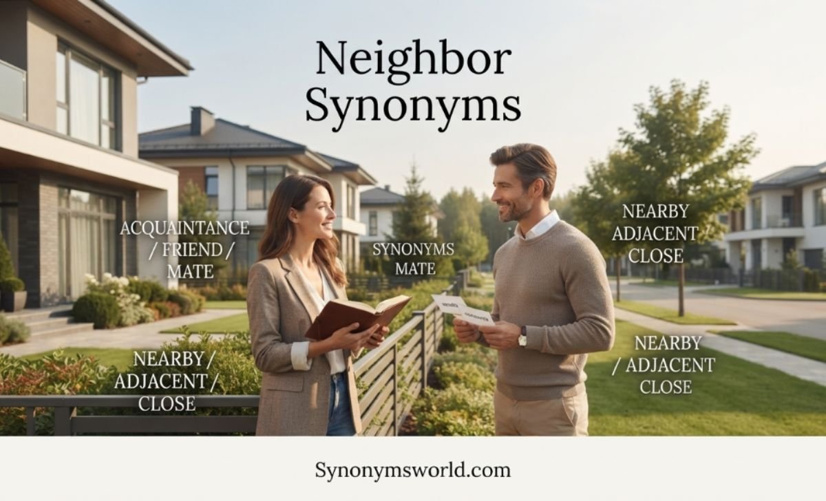 neighbor synonyms