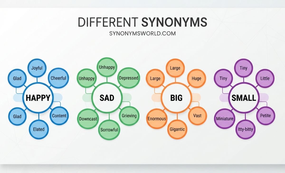 different synonyms
