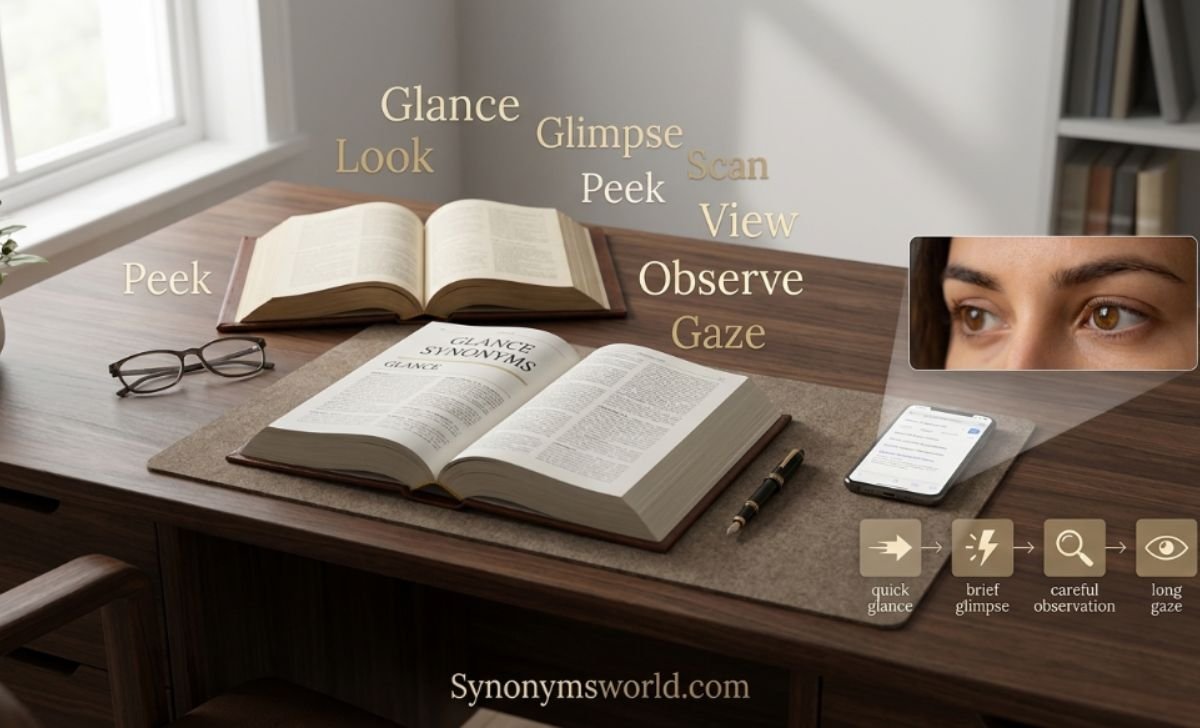 glance synonyms