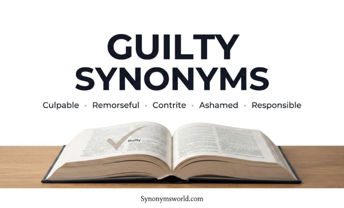 guilty synonyms