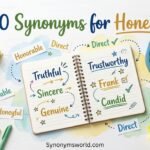 synonyms for honest
