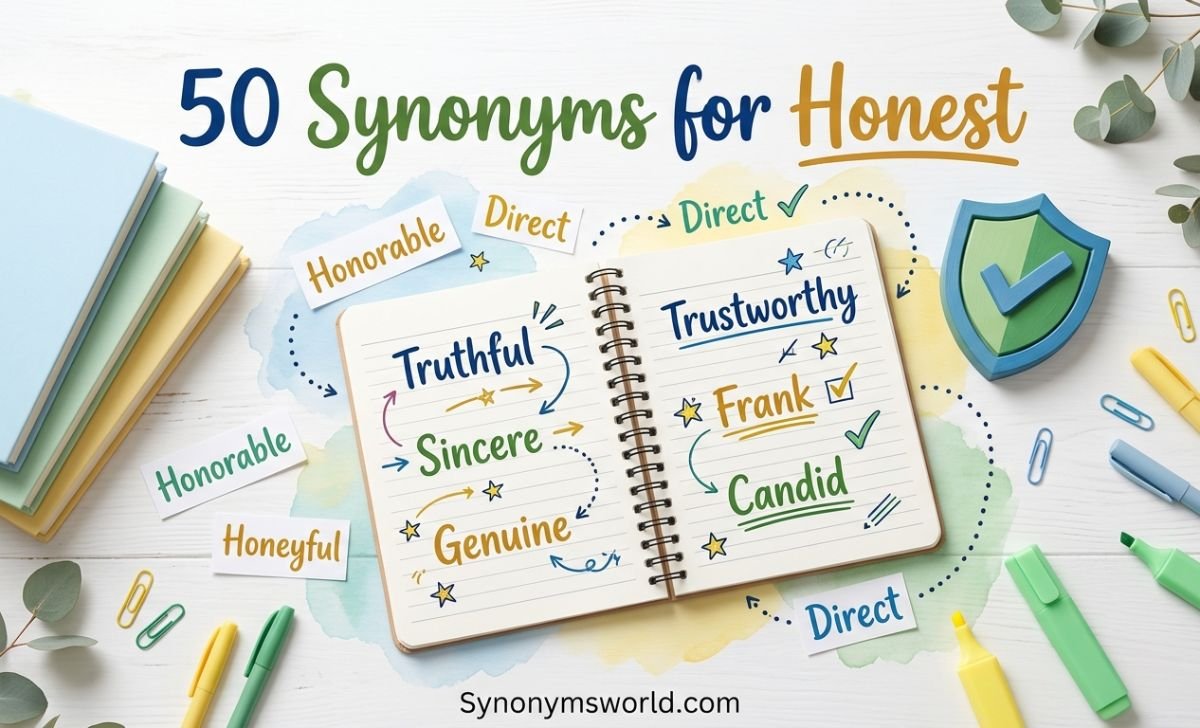 synonyms for honest