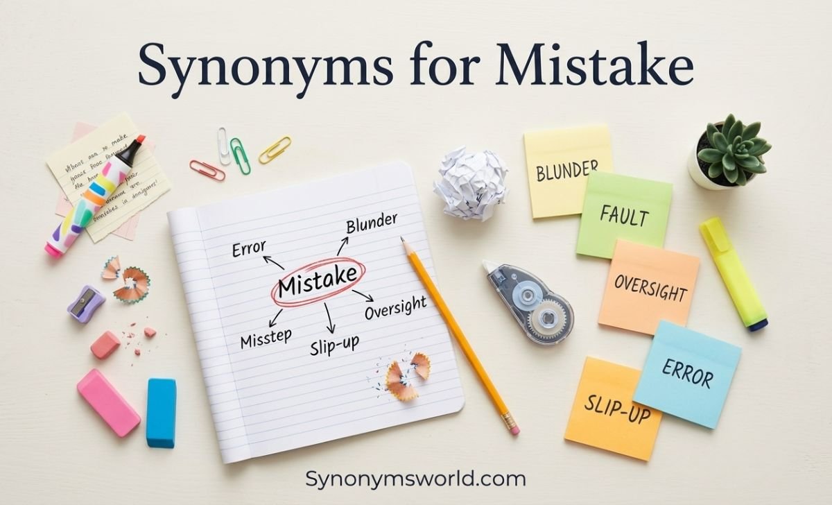 synonyms for mistake