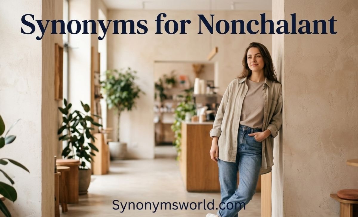 synonyms for nonchalant